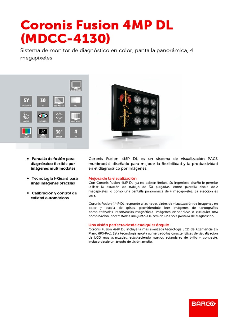 Coronis Fusion 4MP DL MDCC-4130 | PDF | Monitor de computadora ...
