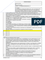 Comunicação Empresarial - Teste 4