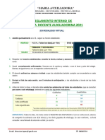 Reglamento Interno Institucional - Docentes-2021