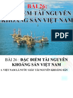 Bai 26 Dac Diem Tai Nguyen Khoang San Viet Nam