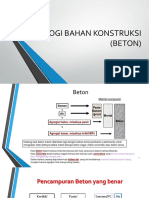 Teknologi Bahan Konstruksi PPT (Beton)