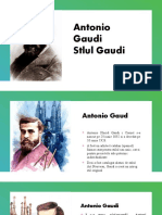 Antonio Gaudi. Stilul Gaudi