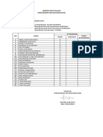 Absensi Pertemuan 1-6