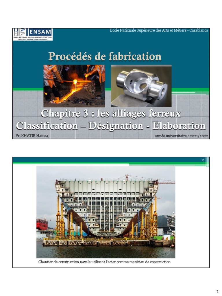 Fabrication et Classification des Acier PDF Acier Acier inoxydable — free download