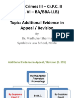 Additional Evidence Appeal