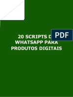 20 Scripts de Whatsapp para Produtos Digitais