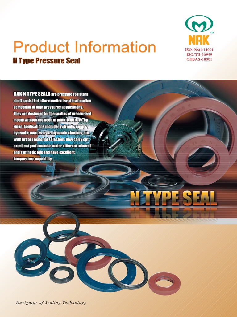 NAK Product Information of Pressure Seal PDF