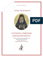 09.05 Sf. Ieronim Simonopetritul - Stihiri Prosomice