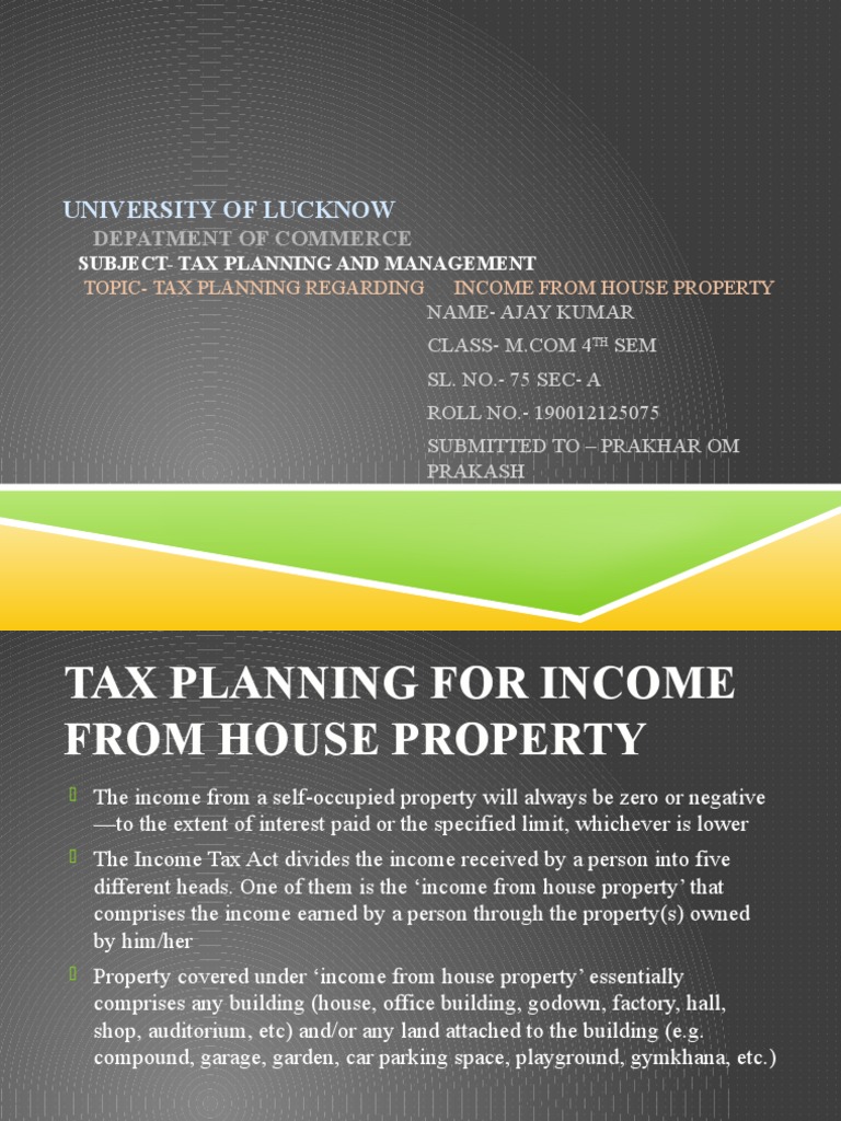 Tax Planning Management Download Free Pdf Tax Deduction Taxes