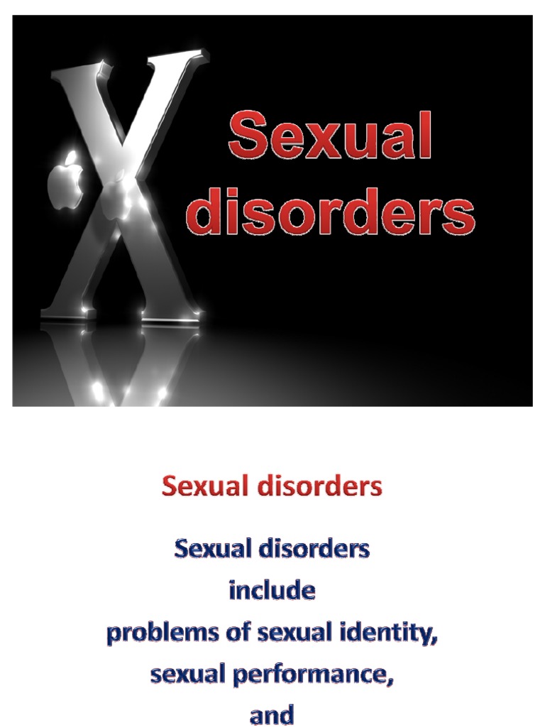 Sexual Disorders | PDF | Sexual Dysfunction | Sadomasochism