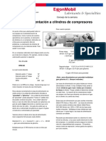 Tasas de Alimentación A Cilindros de Compresores