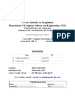 Green University of Bangladesh Department of Computer Science and Engineering (CSE)