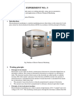 A Detailed Study Report On Working Principle, Setup, Process Parameters, Advantages, Dis-Advantages and Applications of Electro Chemical Machining