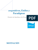 Sesión 08 - Dispositivos, Estilos y Paradigmas