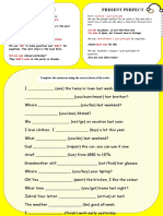 Soal Simple Past Dan Present Perfect Tense