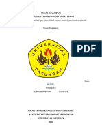 Kelompok 2 - Makalah Pembelajaran PJBL Dalam Matematika