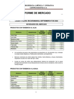 Informe de mercado septiembre 2022 Centroabastos Bucaramanga