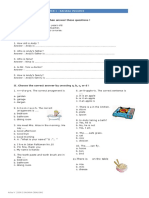 Soal UAS Bahasa Inggris Kelas 2 Semester 1