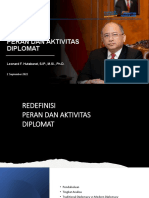 Redefinisi Peran Dan Aktivitas Diplomat, 2 September 2022 - Leonard F. Hutabarat, S.IP., M.Si., PH.D - Compressed