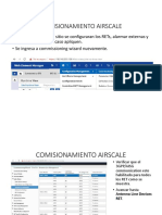 Guía paso a paso de comisionamiento Airscale