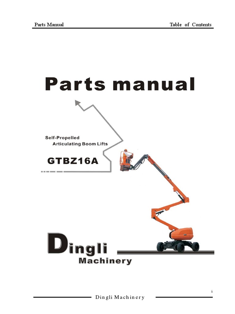 Parts Manual Table of Contents Section 1 Frame Axle And Steering