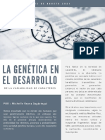 La Genética en El Desarrollo de La Variabilidad de Caracteres - Michelle Reyna