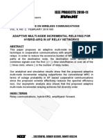 Adaptive Multi-Node Incremental Relaying For Hybrid-ARQ in AF Relay Networks