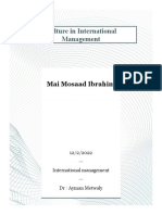 Culture in International Management by Mai Mosaad