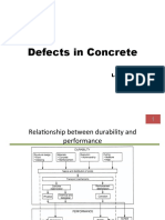 Concrete Defects and Deterioration Causes