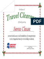 Santa Certificate