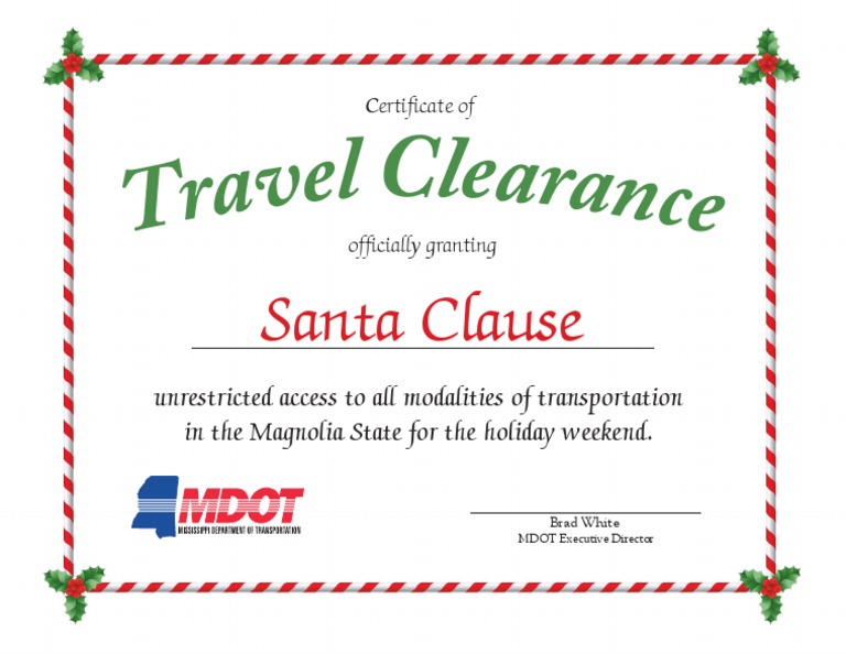 Santa Certificate | PDF