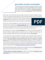 6 Útiles Consejos para Enseñar A Los Niños A No Procrastinar