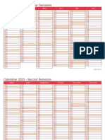 Calendrier 2023 Semestriel Vierge Cherry