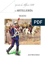 El Ejercito de Alfonso Xiii La Artiller a Texto