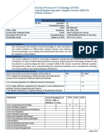 Course Outline (MATH-351 - Numerical Methods)