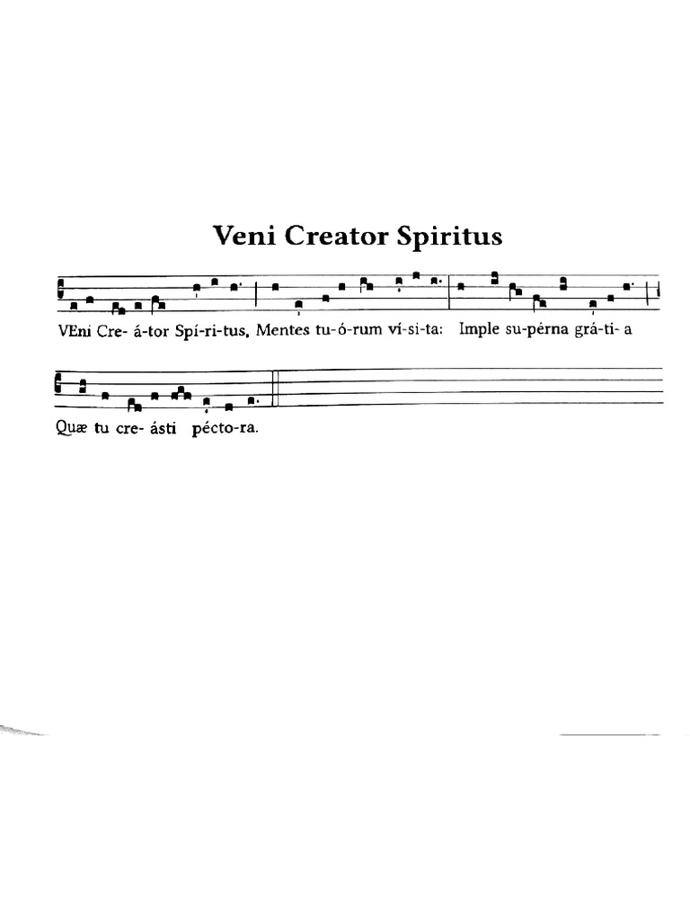 Veni Creator Chanoine Couturier Pdf