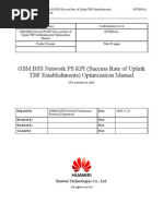 Download 53 GSM BSS Network PS KPI Uplink TBF Establishment Success Rate Optimization Manual by Mistero_H SN61607917 doc pdf