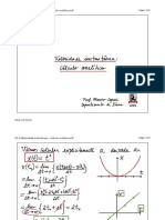 Cálculo analítico da velocidade instantânea