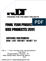 Final Year Projects IEEE Project Titles 2011