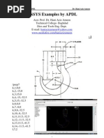 Download ANSYS Examples by APDL- Hani Aziz Ameen by Hani Aziz Ameen  SN61608095 doc pdf