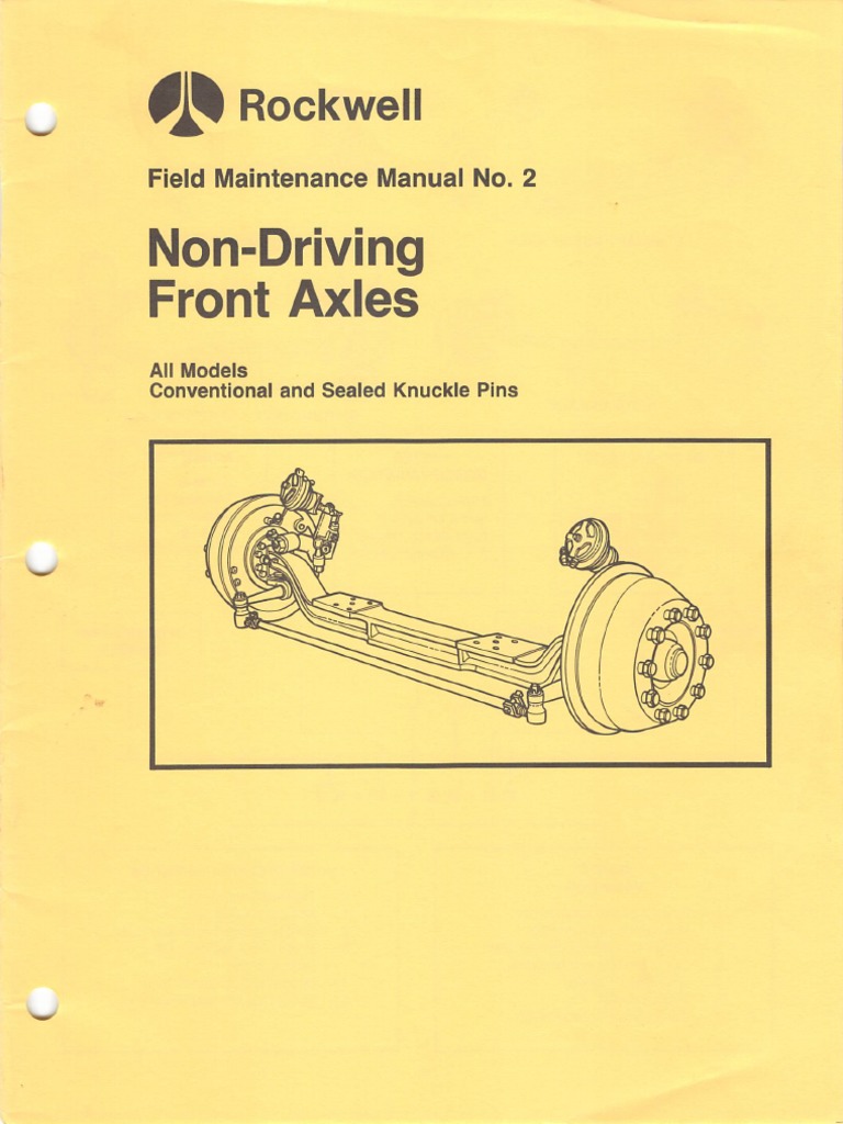 Rockwell Front Axles Manual PDF