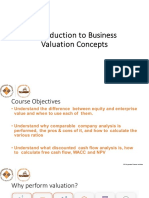 Topic 1.2 Financial Planning Introduction To Business Valuation
