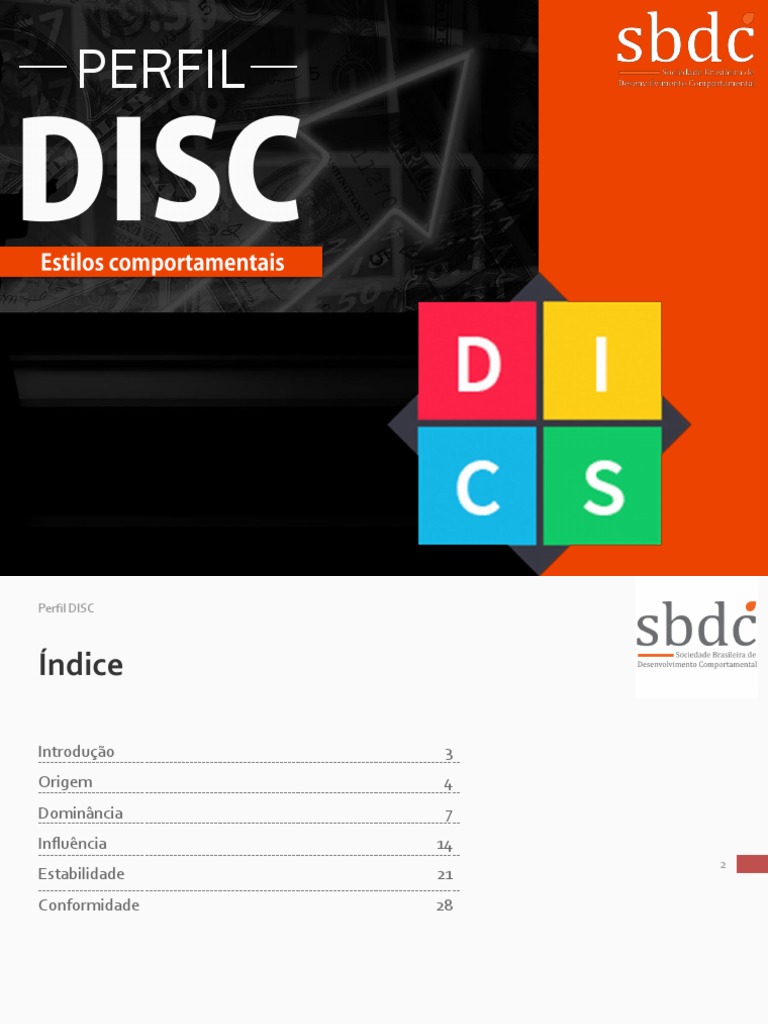 1521597605ebook - Perfil DISC | PDF | Comportamento | Psicologia