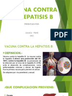 Vacuna hepatitis B prevención cáncer hígado