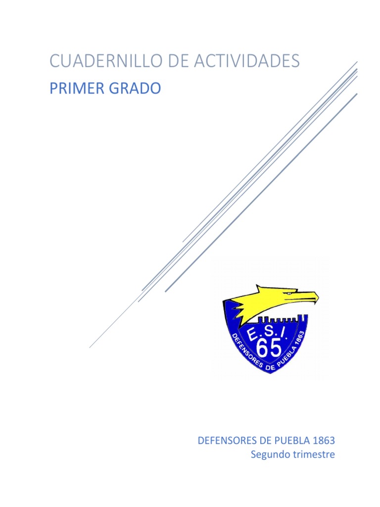 Cuadernillo de Actividades PRIMER GRADO 2dotrimestre | PDF | Maestros ...