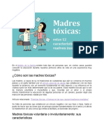 12 Características de Las Madres Tóxicas