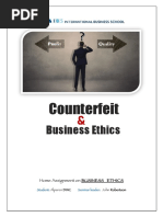 Counterfeit and Business Ethics