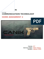 Home Assigment 2: Information AND Communication Technology