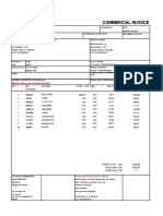 Commercial Invoice: All Banks Expenses Are Covered Per The Buyer