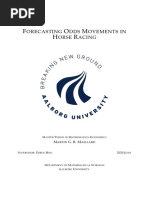 Forecasting Odds Movements in Horse Racing
